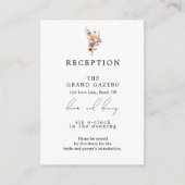 フローラカラフル結婚披露宴エンクロージャカード エンクロージャーカード (正面)