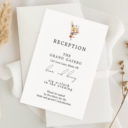 フローラカラフル結婚披露宴エンクロージャカード エンクロージャーカード