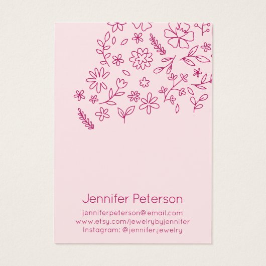 フローラカラフル顔イラストレーションイヤリング表示 (裏面)