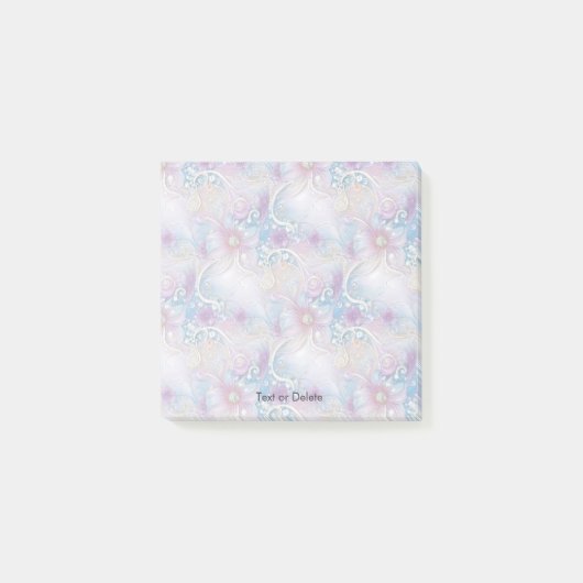 フローラカラフルPearly Gemsノートの投稿 ポストイット (正面)