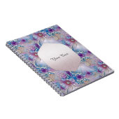 フローラカラフルPearly Gemsノートブック ノートブック (右側)