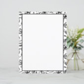 フローラカラーリングページ両面文房具シート (スタンド正面)