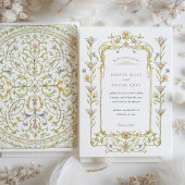 フローラカラーRococoフレ結婚ーム 招待状