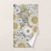 フローラカントリーサンフラワーガーデン バスタオルセット (ハンドタオル)