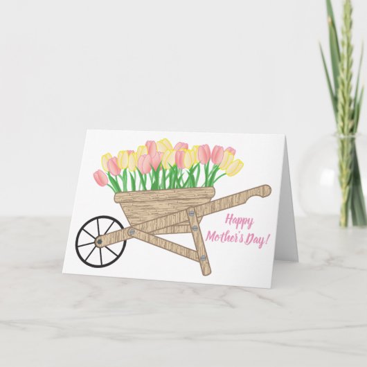 フローラカート母のデイカード サンキューカード (正面)