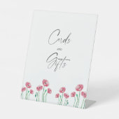 フローラカードとギフトポスター 台座サイン (正面)