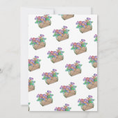 フローラカードシャワーbyメール誕生日 招待状 (裏面)