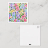 フローラカード(はがきスタイル) ノートカード (正面/裏面)