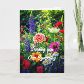 フローラカード、5" x 7"折り畳みグリーティングカード カード (正面)