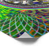 フローラカール抽象芸術アモダンート ポスター (角)