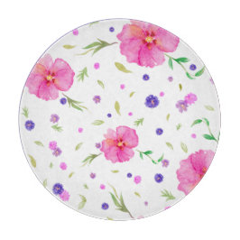 フローラガラス切断板 – 自然ギフトfor Her カッティングボード