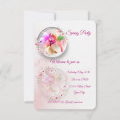 フローラガラスorb招待 招待状 (正面)