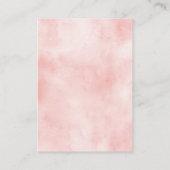 フローラガーデンおむつラッフルチケットインサート エンクロージャーカード (裏面)