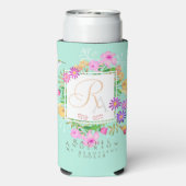 フローラガーデンアクアモノグラム スリム缶クーラー (Seltzer裏面)