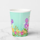 フローラガーデンアクア 紙コップ (右)