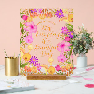 フローラガーデンアクリル標識 アクリルサイン