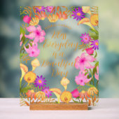 フローラガーデンアクリル標識 アクリルサイン (ニュートラル)