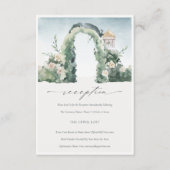 フローラガーデンアーチ植物結婚披露宴 エンクロージャーカード (正面)