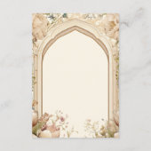 フローラガーデンインディアンパレ結婚ス エンクロージャーカード (裏面)