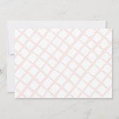 フローラガーデンウッドバニーガール写真1st誕生日 招待状 (裏面)