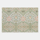 フローラガーデンエデンゴールデンリリーモリスパターン ラッピングペーパーシート (正面3)