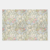フローラガーデンエデンゴールデンリリーモリスパターン ラッピングペーパーシート (正面2)