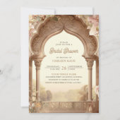 フローラガーデンエレファントインディアンパレスブライダルシャワー 招待状 (正面)