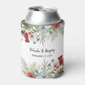 フローラガーデンカラフルフラワーズ結婚式の引き出物 缶クーラー (缶正面)