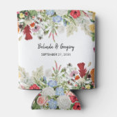 フローラガーデンカラフルフラワーズ結婚式の引き出物 缶クーラー (裏面)