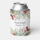 フローラガーデンカラフルフラワーズ結婚式の引き出物 缶クーラー (缶裏面)
