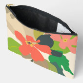 フローラガーデンカラーブロック アクセサリーポーチ (見開き)