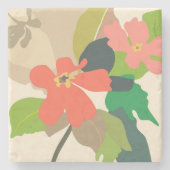 フローラガーデンカラーブロック ストーンコースター (正面)