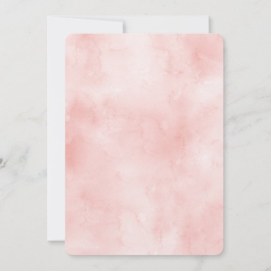 フローラガーデンガールファースト誕生日招待状 招待状 (裏面)