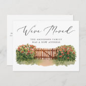 フローラガーデンゲート移動 案内ポストカード (正面/裏面)