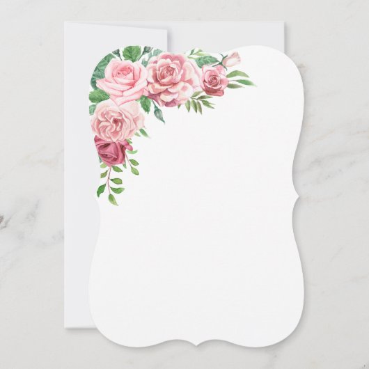 フローラガーデンサマー引っ越し祝いパーティーパーティー 招待状 (裏面)