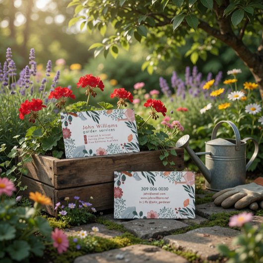 フローラガーデンサービスの名刺 名刺