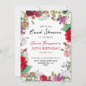 フローラガーデンシャワーバイメール誕生日 招待状 (正面)