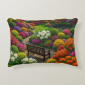 フローラガーデンシーン装飾 アクセントクッション (正面)