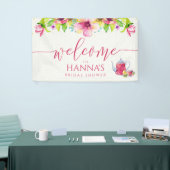 フローラガーデンティーパーティーブライダルシャワー 横断幕 (トレードショー)