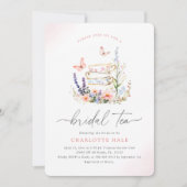 フローラガーデンティーブライダルシャワー 招待状 (正面)