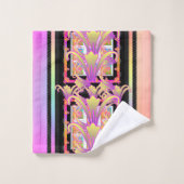 フローラガーデンデザイン バスタオルセット (ウォッシュタオル)