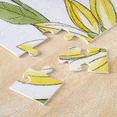 フローラガーデンデザイン(白い背景) ジグソーパズル (側面)