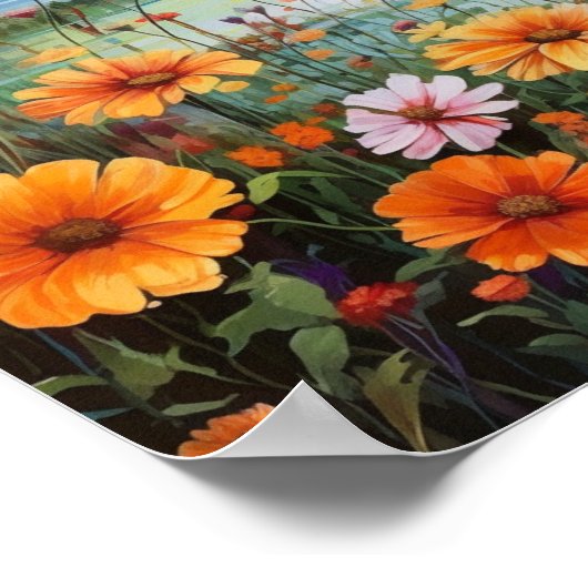 フローラガーデンバイアレイク春デイ ポスター (角)