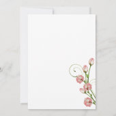 フローラガーデンバラ結婚式招待状 招待状 (裏面)