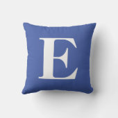 フローラガーデンパス聖なる書物、 経典ブルーモノグラム クッション (裏面)