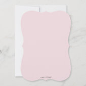 フローラガーデンピンクブライダルシャワー招待状 招待状 (裏面)