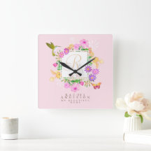 フローラガーデンピンクモノグラム