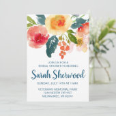 フローラガーデンブライダルシャワー招待状 招待状 (スタンド正面)