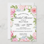 フローラガーデンブライダルシャワー招待 招待状 (正面)