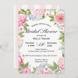フローラガーデンブライダルシャワー招待 招待状